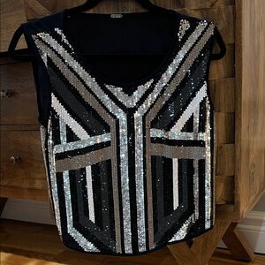 Chan Luu Sequin Top